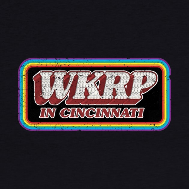 WKRP distressed retro by DavidLoblaw